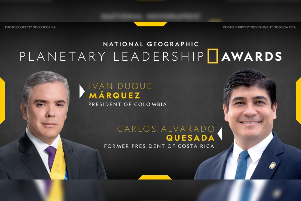 National Geographic premia a presidente de Colombia por cuidado de los océanos