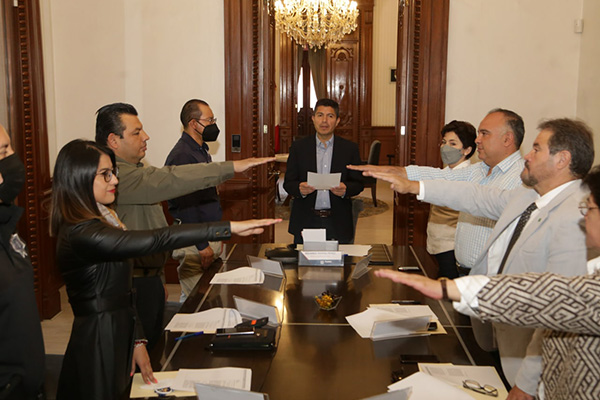 Eduardo Rivera rindió protesta como presidente del Consejo Municipal de Protección Civil