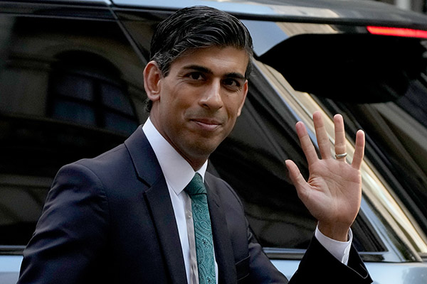 Rishi Sunak se postula para primer ministro de Reino Unido