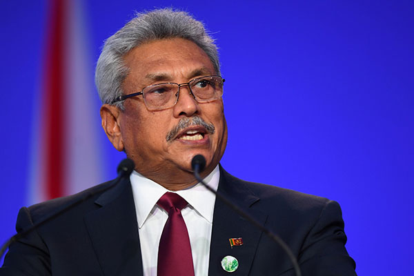 Presidente de Sri Lanka anuncia que renunciará el 13 de julio