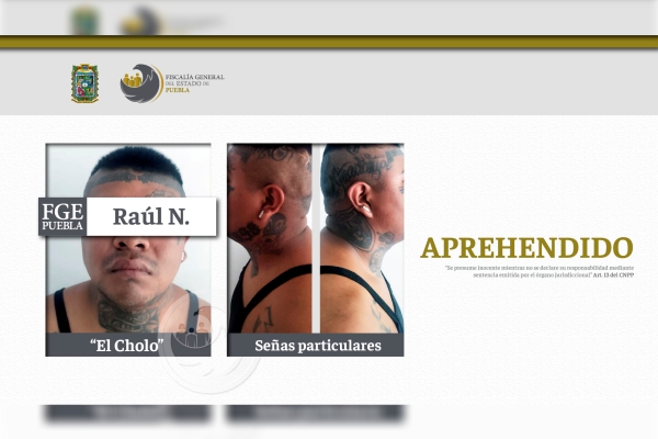 La FGE aprehende en la CDMX a “el Cholo”, autor de la balacera en centro de vacunación