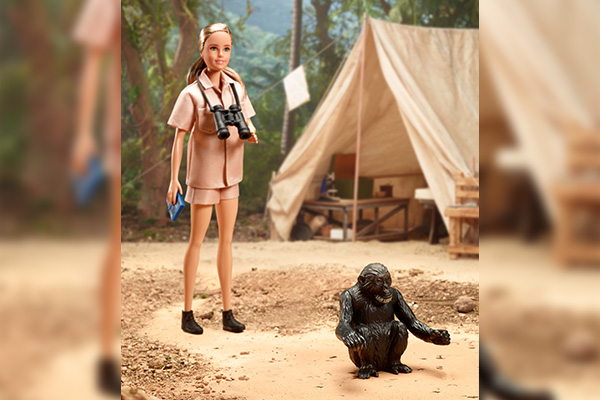 Esta es la nueva Barbie inspirada en Jane Goodall elaborada con plástico reciclado