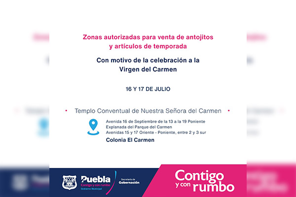 Ayuntamiento vigilará orden y seguridad durante celebración a la Virgen del Carmen