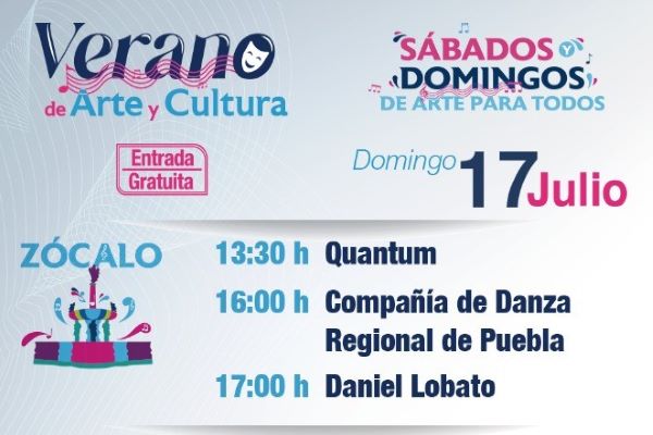 Fin de semana de arte y cultura en Puebla capital