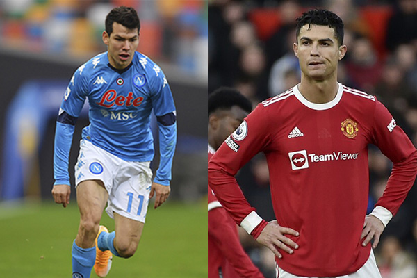 Paridad en valor de Hirving Lozano y CR7, un espejismo
