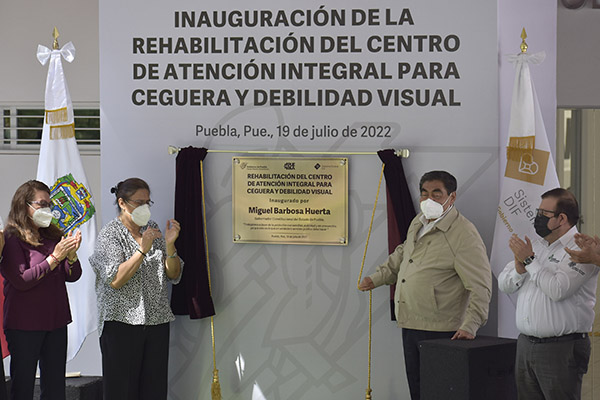 Rehabilitan Centro de Atención Integral para Ceguera en Puebla
