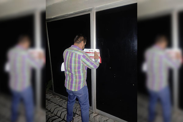 Normatividad Municipal clausura casino clandestino en colonia La Paz