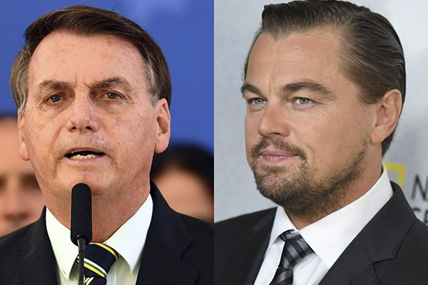 Polémica entre Bolsonaro y DiCaprio por destrucción del Amazonas