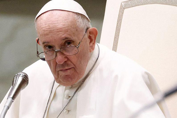 Uso y posesión de armas nucleares “es inmoral”: papa Francisco