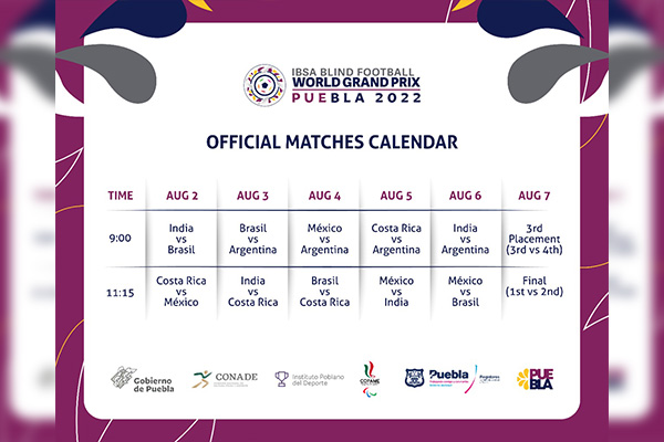 Ayuntamiento invita a disfrutar de próximos partidos del IBSA Grand Prix Puebla 2022