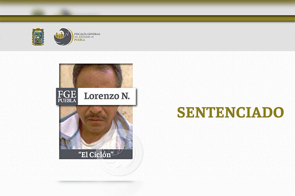 50 años de prisión contra “el Ciclón”, líder criminal acusado de homicidio