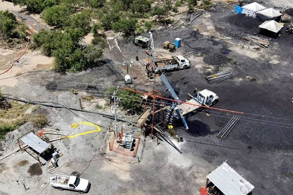 Empresas de Alemania y EU se sumarán al rescate de 10 mineros en Coahuila