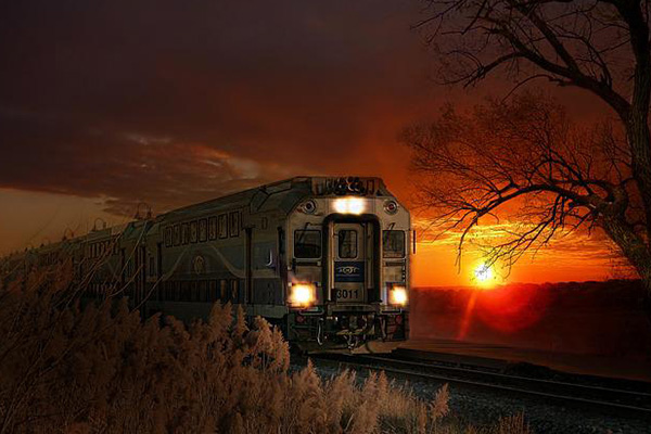 Pánico en un tren tras quedar en medio de un incendio forestal en España