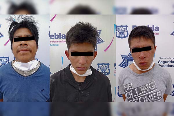 Asegura Policía Municipal más de 120 envoltorios de droga; hay 3 detenidos