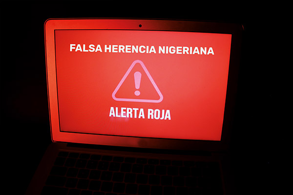 Ciberestafa de la falsa herencia nigeriana recobra poder en internet