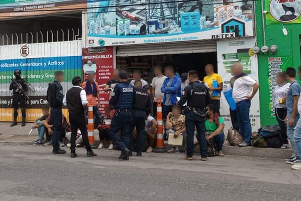 INM y SSC rescatan a 21 migrantes provenientes de Asia y Sudamérica