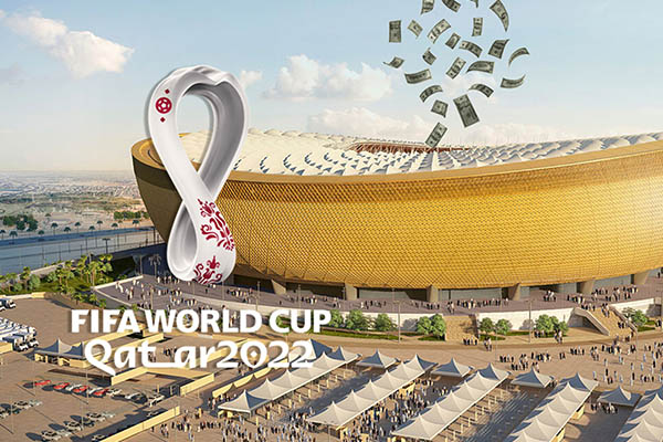Qatar podría recibir hasta 6,000 millones de dólares por albergar el Mundial