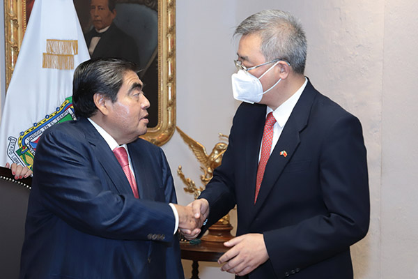 Refrenda Puebla a China condiciones para desarrollo de inversión extranjera