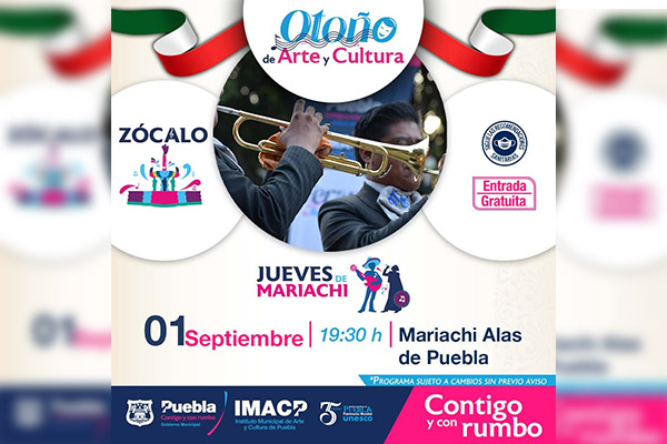 Puebla capital celebrará el mes patrio con más de 80 actividades culturales