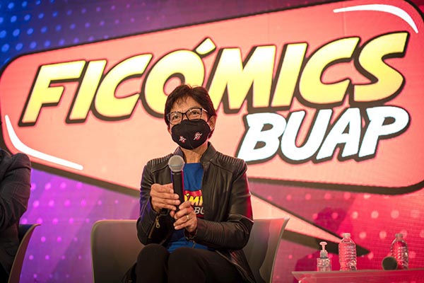 Lilia Cedillo inaugura Ficómics BUAP 2022, un foro dedicado al llamado noveno arte