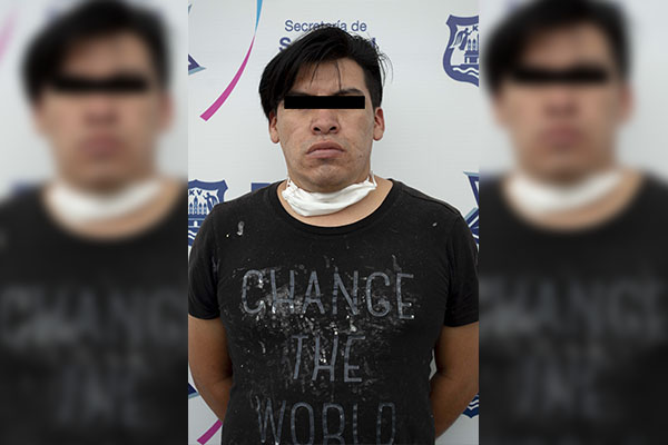Sujeto dedicado al robo de vehículos es detenido durante patrullaje