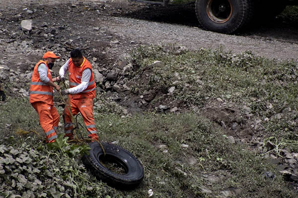 OOSL retira más de tres toneladas de residuos sólidos de Puente Negro