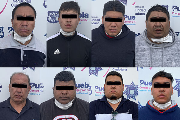 Caen ocho criminales que robaron dos tractocamiones con mercancía