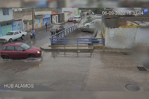 Intensa lluvia causa caída de árboles e inundaciones en diversos puntos de la ciudad