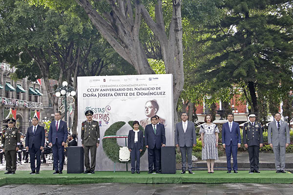 Conmemoran legado de Josefa Ortiz de Domínguez en aniversario de su Natalicio