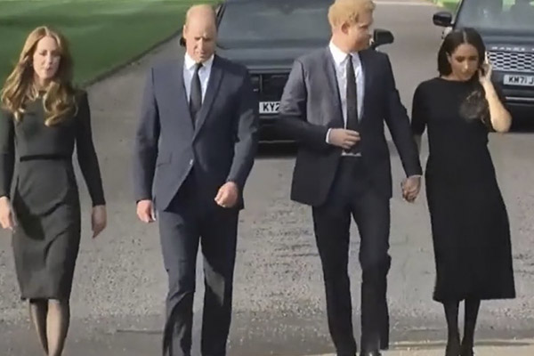 La unión de los príncipes William y Harry tras la muerte de Isabel II