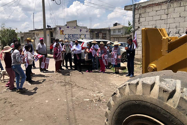 Dan banderazo en ExHacienda de Capulac en Amozoc por inicio de obras