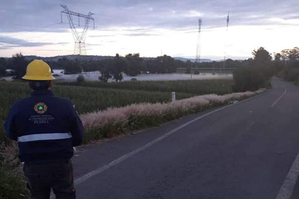 Fuga de gas en Xoxtla provoca cierre e intenso caos en la México-Puebla