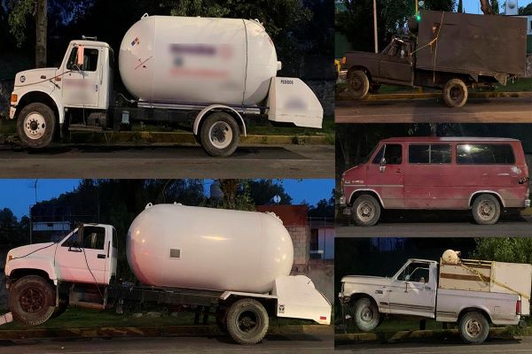 Policía Municipal asegura vehículos huachigaseros