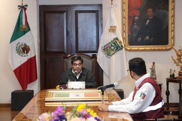 Puebla está sin afectaciones por temblor: Barbosa