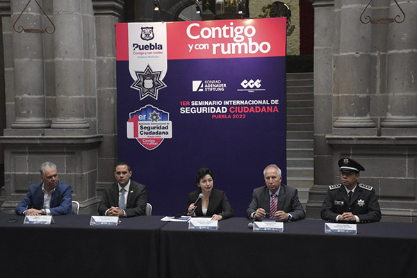 Albergará Puebla primer seminario internacional de seguridad ciudadana