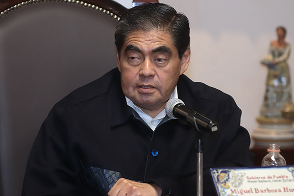 Puebla, sin daños por nuevo sismo: Miguel Barbosa