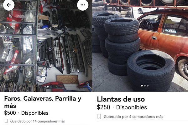 Criminalización de autopartes alcanza a vendedores en línea