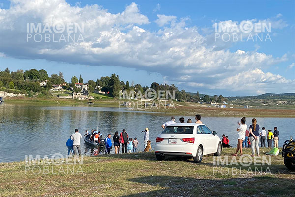 Entraron a nadar al lago de Valsequillo, pero ya no salieron