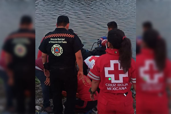 Cuerpos de rescate colaboran en ubicación de 2 adolescentes en laguna de Valsequillo
