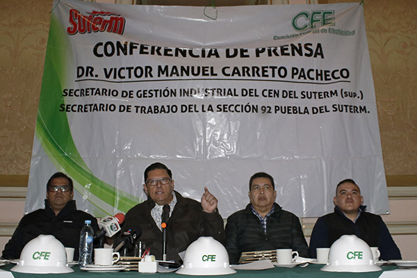 Acusa SUTERM despidos injustificados en CFE