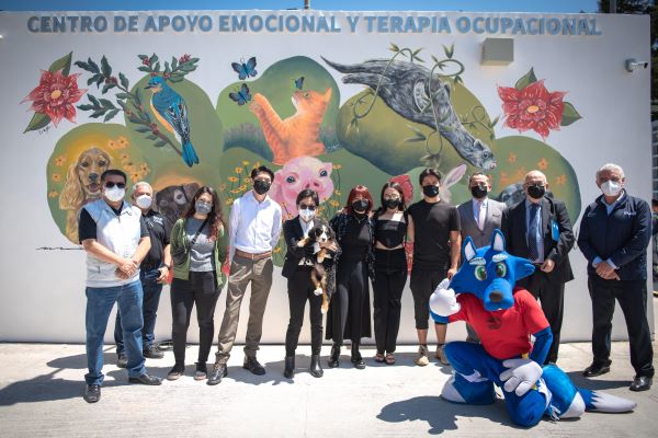 Rectora Cedillo inaugura Centro de Apoyo Emocional y Ocupacional con Animales