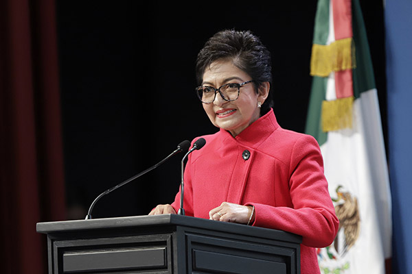 Rinde Lilia Cedillo Primer Informe de Actividades al frente de la BUAP