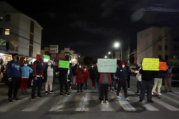 Protestan en Villa Frontera familiares de detenido por caso Esmeralda Gallardo