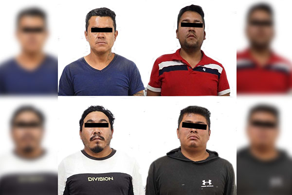 Capturan a cuatro integrantes de “los Tulipanes” dedicados al robo de vehículo