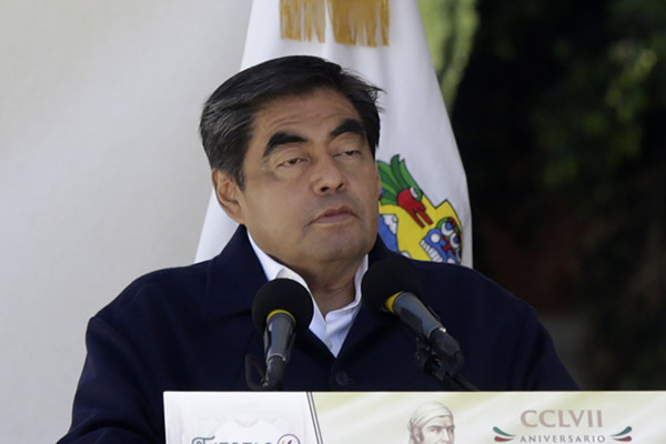 Gobierno de Puebla no recibe información de la Sedena: Barbosa