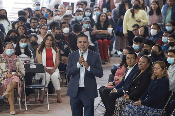 Inaugura Tlatehui foro “Mentes con Rumbo” en San Andrés Cholula