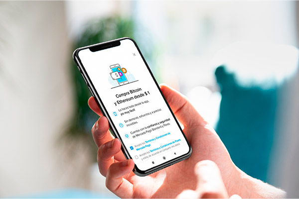 Mercado Pago ofrece la compra y venta de bitcoin y ethereum en la app