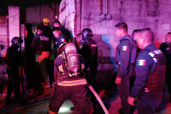 Sujeto drogado amaga con explotar un tanque de gas