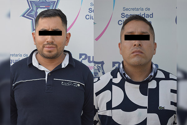 Policía municipal detiene a dos asaltantes de cuentahabientes