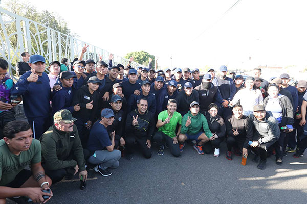 Eduardo Rivera encabeza Sexta Carrera con cadetes de la Policía Municipal